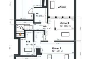 84,66 m² Wfl. + 54,29 m² Studio-Nutzfläche - Dach-Maisonette mit Galerie – Die vollständige Adresse der Immobilie erhältst du vom Anbieter., 70188 Ostheim, Stuttgart – Vorschaubild 30