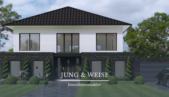 Bild von Schlüsselfertige Neubau-Stadtvilla in Bremen-Oberneuland,  Effizienzhaus 40+ nach Ihren Wünschen, Ba