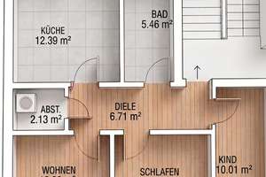 Frisch sanierte 3-R. Wohnung am Neustädter Markt in Lpz. zur Selbstnutzung oder Kapitalanlage – 4315 Neustadt-Neuschönefeld, Leipzig – Vorschaubild 29