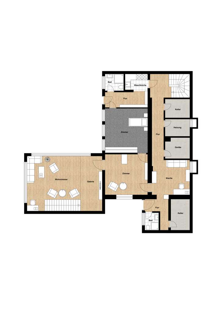 Grundriss Untergeschoss