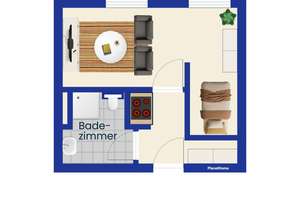 Smarte Kapitalanlage auf ca. 20 m² - vermietetes Apartment mit Komfortplus in Münster – Die vollständige Adresse der Immobilie erhältst du vom Anbieter., 48165 Hiltrup-West, Münster – Vorschaubild 4