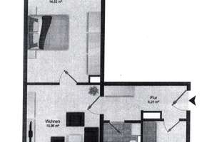 Schöne 2-Raumwohnung mit Balkon, Stpl. und neuer EBK! Tageslichtbad! – Leipziger Straße 85, 8058 Nordvorstadt, Zwickau – Vorschaubild 2