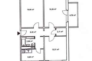 Schöne drei Zimmer Wohnung nach der Renovierung. – Singerstrasse 38, 10243 Friedrichshain, Berlin – Vorschaubild 2