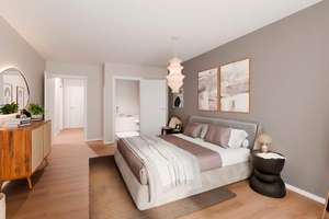 Barrierefreie Erdgeschosswohnung mit Terrasse Gartenanteil und großer Loggia – Lilli-Marx-Str. 36, 40597 Benrath, Düsseldorf – Vorschaubild 1