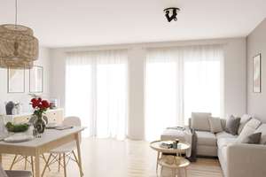Große barrierefreie Eigentumswohnung mit extra Arbeitszimmer und Zugang zur sonnigen Loggia