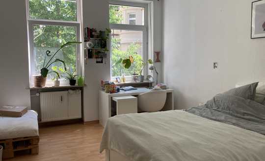 Helle und freundliche 3-Raum-Hochparterre-Wohnung provisionsfrei in Mannheim Neckarstadt-Ost