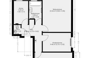 Uninahe 3-Zimmer Wohnung mit 2 Loggias und Tiefgaragenstellplatz – Jägerhofstraße 108A, 42119 Elberfeld, Wuppertal – Vorschaubild 21