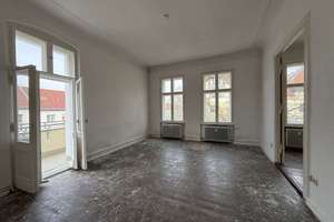 Schöne bezugsfreie 3-Zimmer-Altbauwohnung mit 3 Balkonen und charmanten Altbaudetails! – Machonstraße 17, 12105 Mariendorf, Berlin – Vorschaubild 3