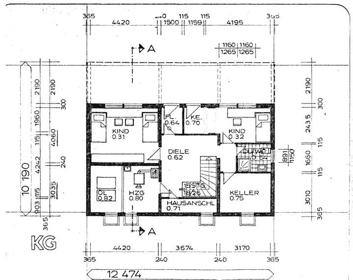 Grundriss Untergeschoss