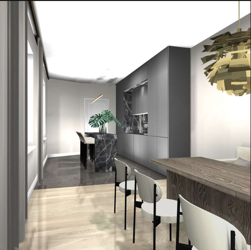 Luxuriöse, sanierte 3,5-Zimmer Wohnung im EG mit Garten in Düsseldorf-Pempelfort