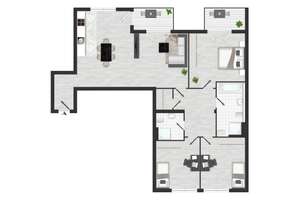 TOP-Lage - 4 Zimmer | 2 Bäder | 2 Balkone | Tiefgarage – 4107 Zentrum-Süd, Leipzig – Vorschaubild 3