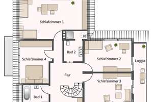 Seltene Gelegenheit in Bielefeld-Hoberge: 
Einfamilienhaus mit Einliegerwohnung auf Traumgrundstück – Die vollständige Adresse der Immobilie erhältst du vom Anbieter., 33619 Dornberg, Bielefeld – Vorschaubild 25