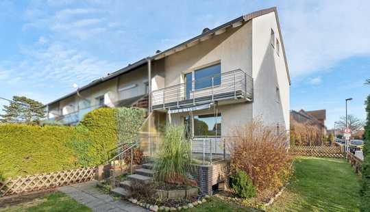 Bild von Familienglück in Lehrte: Reihenendhaus mit vier Schlafzimmern, schönem Garten und Garage