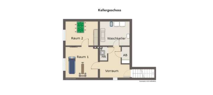 Grundriss Untergeschoß