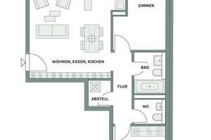 EXKLUSIVES NEUBAUPROJEKT | 3-Raum-Wohnung mit Balkon, klarer Raumaufteilung und zeitloser Eleganz – 4103 Zentrum-Ost, Leipzig – Vorschaubild 10