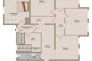 Imposante Stadtvilla mit bebaubarem Gartengrundstück in zentraler Lage von Delitzsch – Beerendorfer Straße 5, 4509 Nordsachsen (Kreis) – Vorschaubild 2