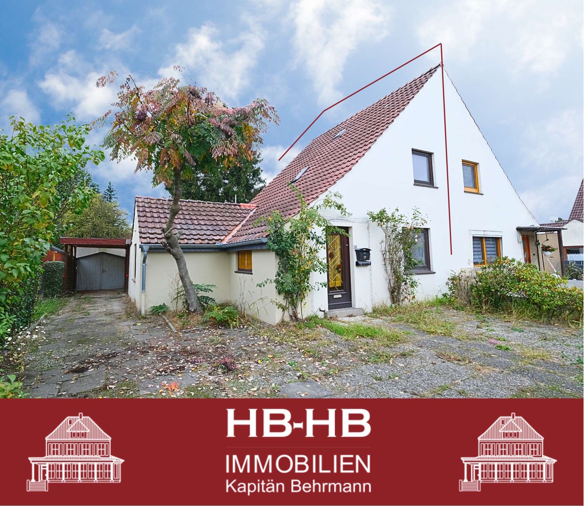 Projekt für Handwerker: Doppelhaushälfte mit großem Grundstück in Bremen-Arsten!, Bremen – Bild 1