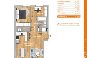 *** Neubautraum in Leipzig-Wahren: 3 Zimmer mit Blick ins Grüne * ENERGIEKONPEZT * ab 4/26 *** – Friedrich-Bosse-Straße 71, 4159 Möckern, Leipzig – Vorschaubild 13