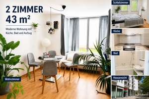 Moderne 2-Zimmer Wohnung in Leipzig Grünau-Mitte, Ideale Verkehrsanbindung & Aufzug