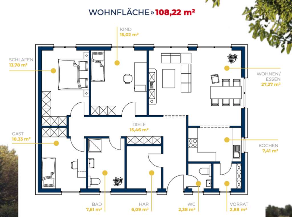 Immobilie in Apelern - Bungalow INDIVIDUELL. SOLIDE. BEZAHLBAR. inkl. Grundstück - Bild 1