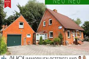 Zentral und doch ruhig und idyllisch!
EFH mit Garage und sichtgeschütztem Garten in zweiter Reihe – Aurich (Kreis) – Vorschaubild 1