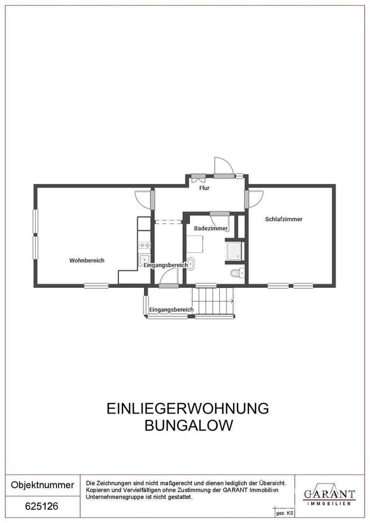 Grundriss Einliegerwohnung Bun