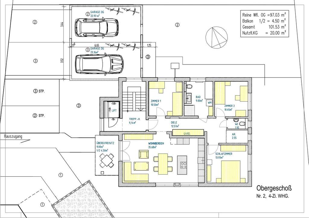 Immobilie in Sauldorf - 4 Zimmer OG Wohnung in Sauldorf - Bild 2