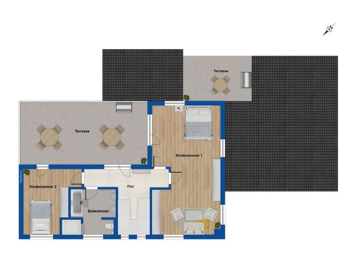 Grundriss Obergeschoss