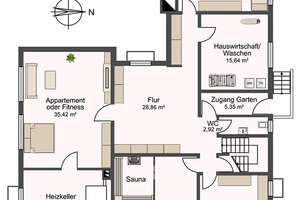Ruhe. Design. Exklusiv. Atemberaubender, renovierter Bungalow in Parkstadt! 231m² Wfl., 821m² Grund. – Die vollständige Adresse der Immobilie erhältst du vom Anbieter., 86609 Donauwörth – Vorschaubild 31
