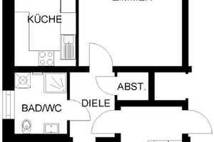 2-Zimmer Wohnung in Haspe-Zentrum – Hüttenplatz 34, 58135 Hagen – Vorschaubild 2