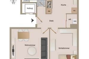 Moderne City-Wohnung in Südausrichtung zwischen KaDeWe und Viktoria-Luise-Platz – Die vollständige Adresse der Immobilie erhältst du vom Anbieter., 10777 Schöneberg, Berlin – Vorschaubild 9