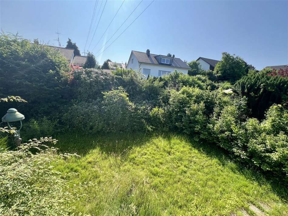 Garten Gebäuderückseite