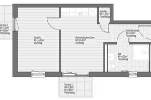 Exklusive 2-Zimmer-Wohnung im EG in Ausrichtung zur Gartenseite mit zwei Terrassen (Süd u. Ost) – Die vollständige Adresse der Immobilie erhältst du vom Anbieter., 81377 Großhadern, München – Vorschaubild 11