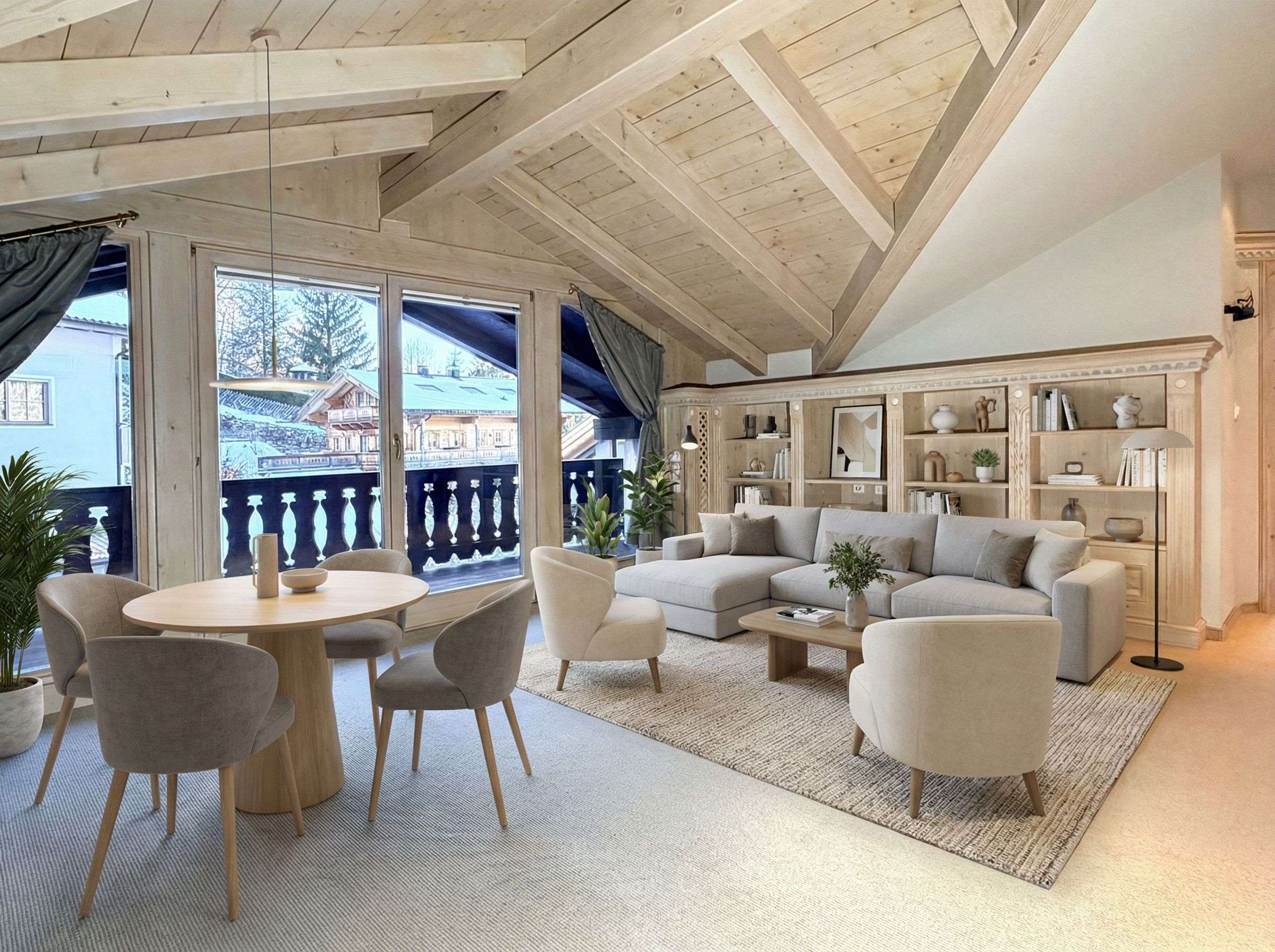 Immobilie in Garmisch-Partenkirchen - Geräumige Wohnung mit viel Privatsphäre - flexibel nutzbar! - Bild 12