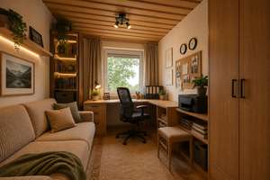 Lichtdurchflutete Wohnung mit Balkon, gr. Keller und Einliegerwohnung - Wohnrecht – Die vollständige Adresse der Immobilie erhältst du vom Anbieter., 81476 Forstenried, München – Vorschaubild 3
