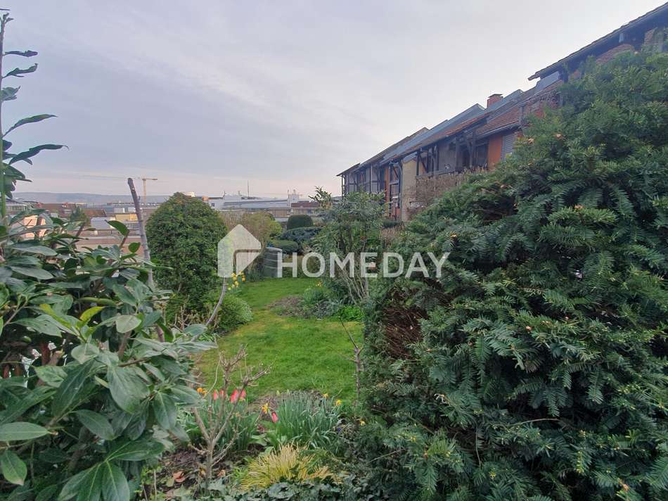 Blick auf das Gartenplateau...