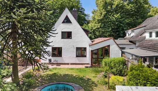 Bild von Heideviertel: Charmantes Einfamilienhaus mit Kamin und idyllischem Garten sucht neue Eigentümer