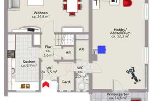 Bremen-Mittelhuchting I Sofort beziehbares Reihenendhaus mit Anbau und Garage – Bremen – Vorschaubild 17