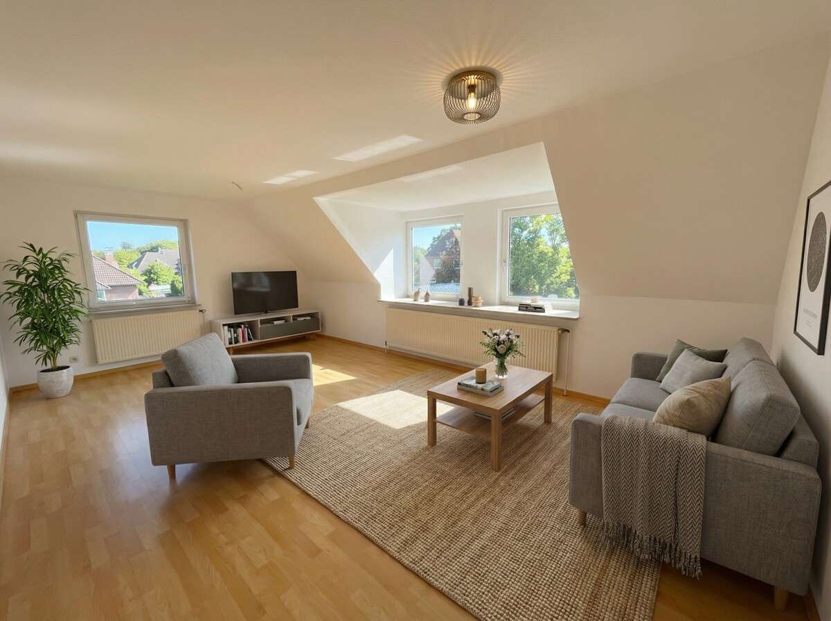 Immobilie in Niebüll - Schöne 2 Zimmer Dachgeschosswohnung – ruhig gelegen in Niebüll - Bild 6