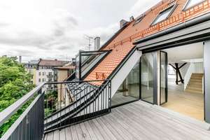Bogenhausen - Luxus-Dachterrassenwohnung – Exklusives Wohnen im prachtvollen Altbaujuwel – Die vollständige Adresse der Immobilie erhältst du vom Anbieter., 81675 Altbogenhausen, München – Vorschaubild 2