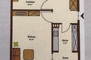 Vermietete 2-Zimmer-Wohnung mit Balkon, Stellplatz &amp; Entwicklungspotenzial – 86556 Kühbach – Vorschaubild 8