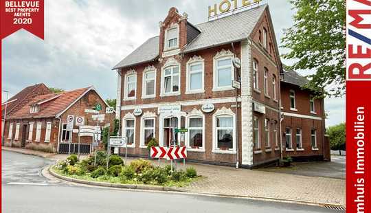 Bild von * Ehemaliges Hotel plus Wohnhaus * TOP Lage * Großes Grundstück * 18 Zimmer mit Bad * 4 Wohnungen *