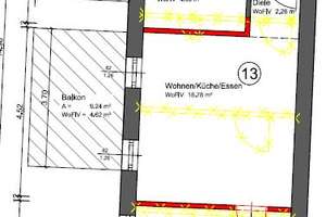 Schönes Appartement mit Balkon in der Südlichen Vorstadt!
Verfügbar ab 01.05.! – Die vollständige Adresse der Immobilie erhältst du vom Anbieter., 56068 Süd, Koblenz – Vorschaubild 9