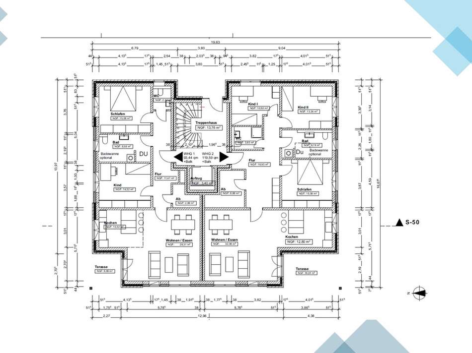 Haus 3 - Erdgeschoss_bemaßt