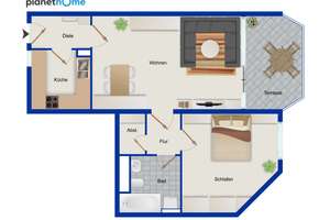 Charmante 2‑Zimmer‑Wohnung in Freiburg-Betzenhausen – 79114 Betzenhausen-Bischofslinde, Freiburg im Breisgau – Vorschaubild 8