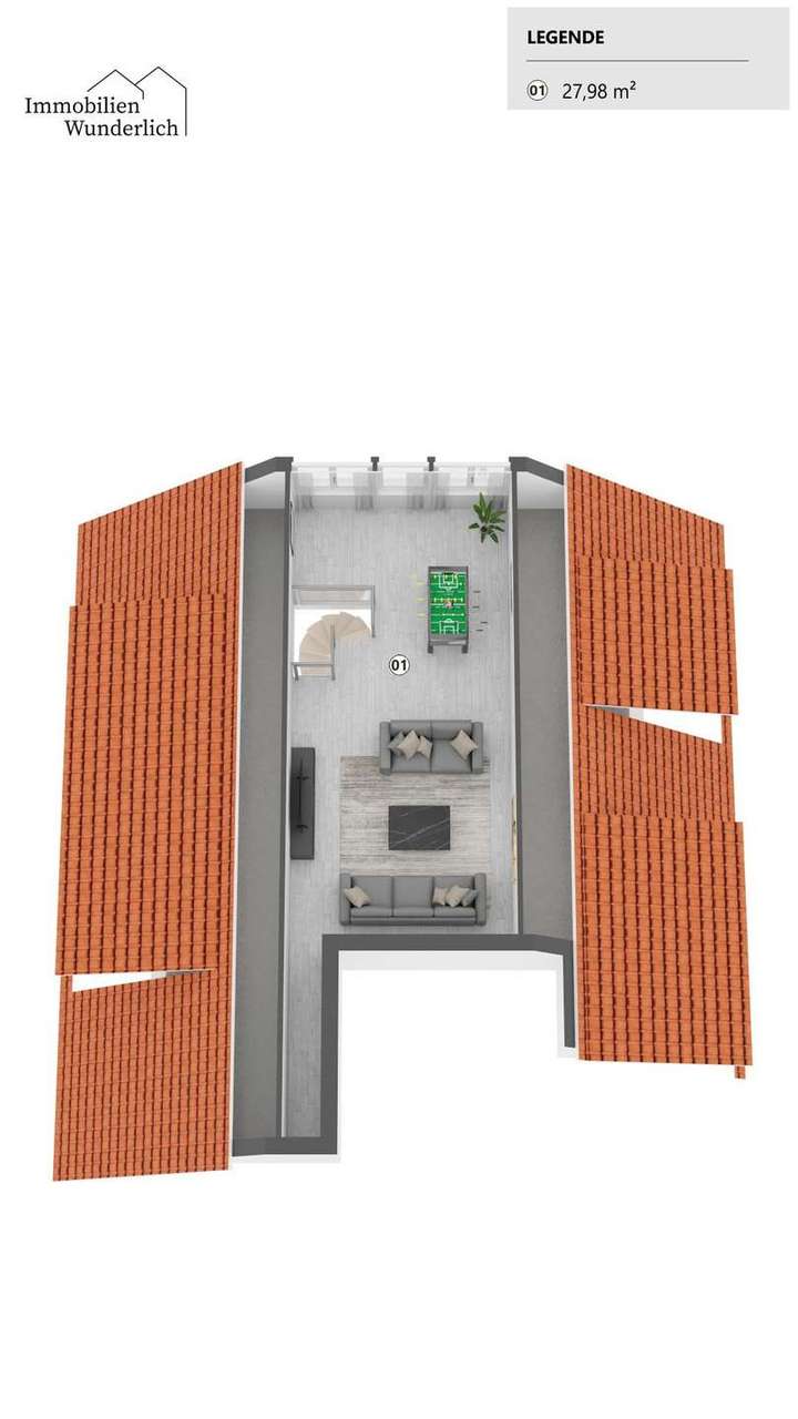 Grundriss WE04 Spitzboden Ost 