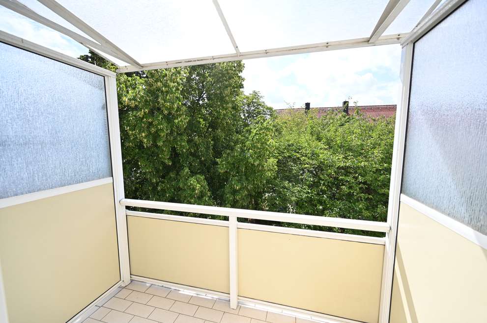 Blick vom Balkon