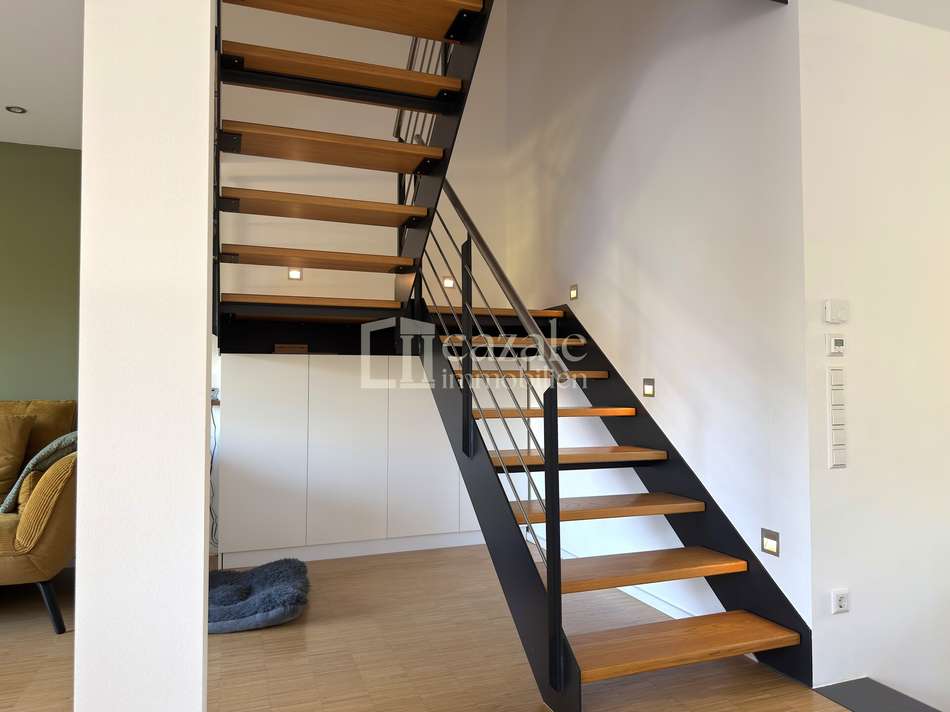 Treppe aus Roteiche