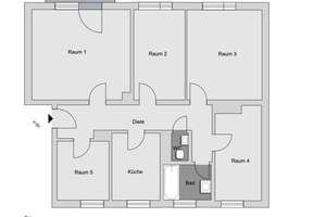 ruhig gelegene 5-Zimmer-Wohnung in Regensburg – Sachsenstraße 18, 93053 Kasernenviertel, Regensburg – Vorschaubild 5