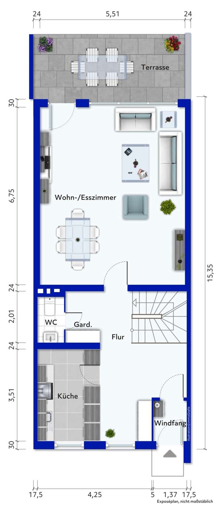 Grundriss Erdgeschoss